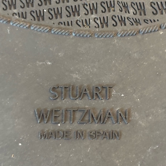 Classic Stuart Weitzman knee high black leather wedge boots.  Great condition. - Picture 5 of 5